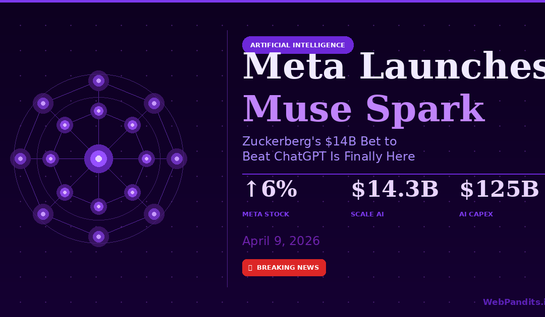 Meta Muse Spark AI model launch April 2026 — Zuckerberg's $14B bet to beat ChatGPT